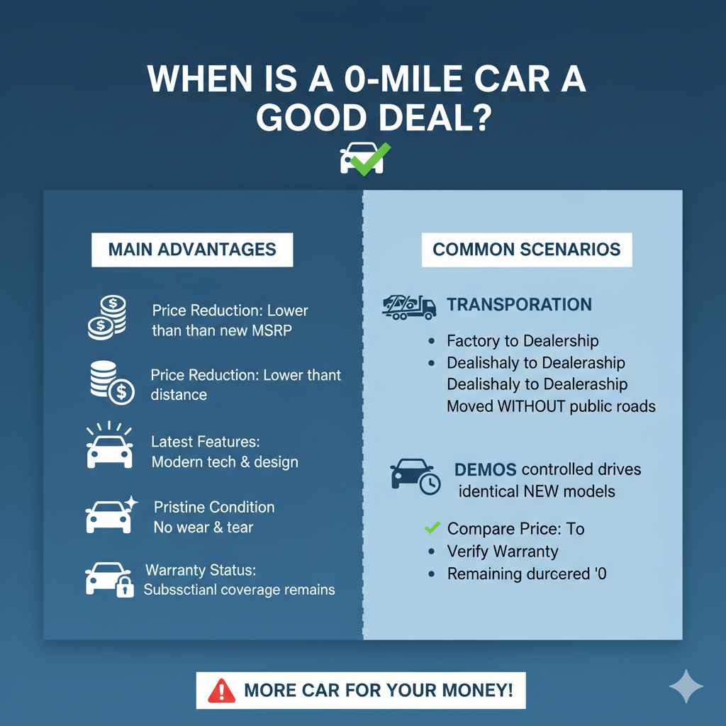 When is a 0-Mile Car a Good Deal?