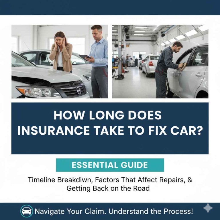How Long Does Insurance Take To Fix Car