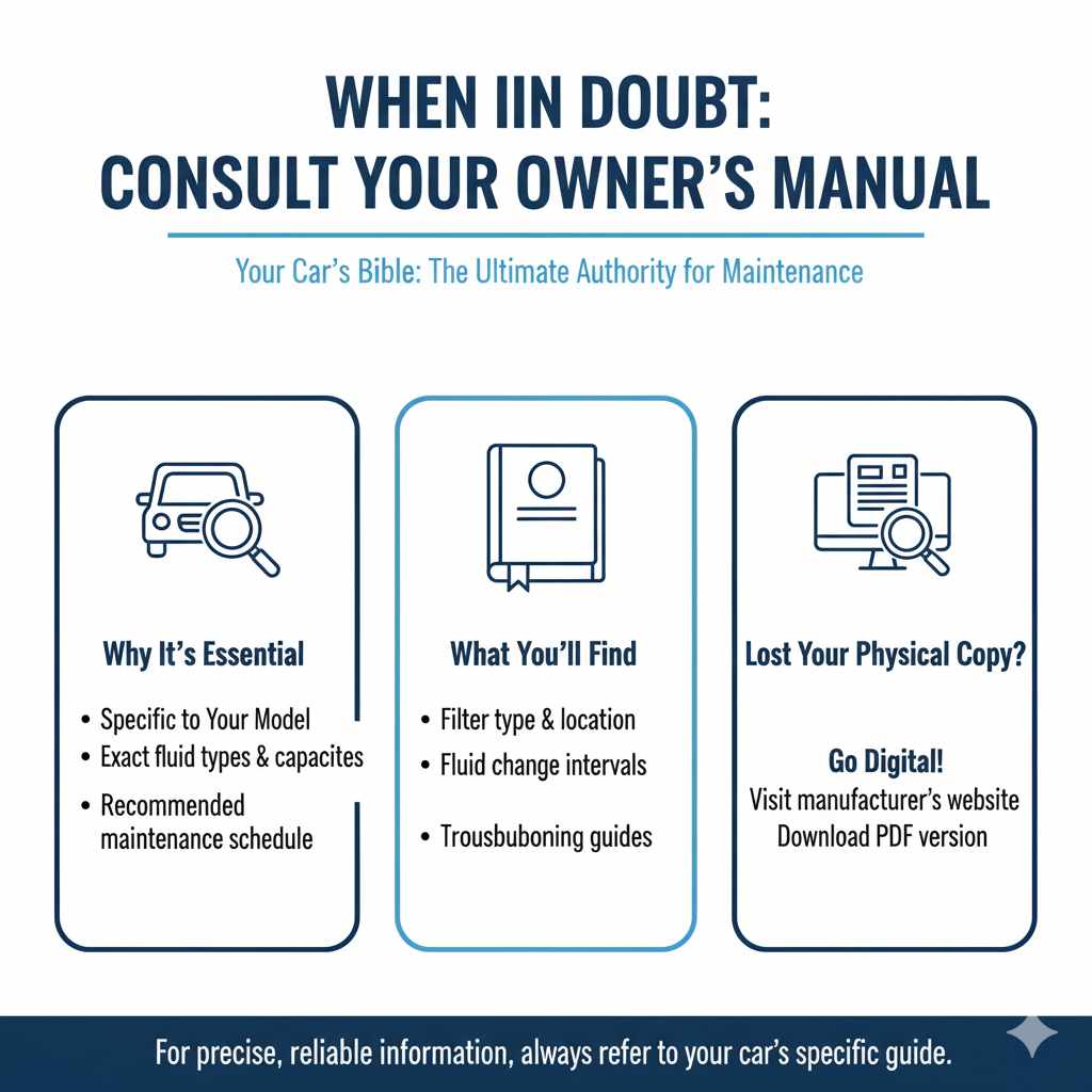 Consulting Your Owner's Manual