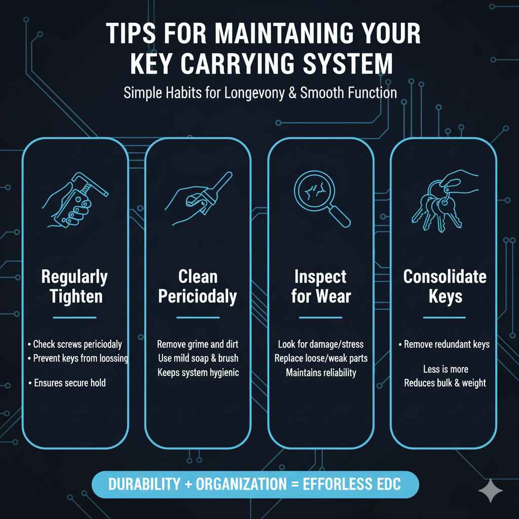 Tips for Maintaining Your Key Carrying System