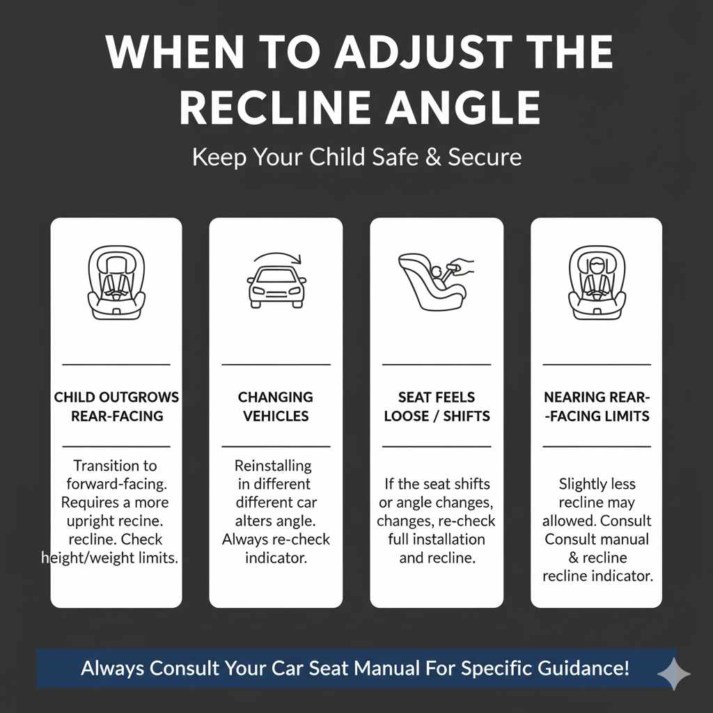 When to Adjust the Recline Angle