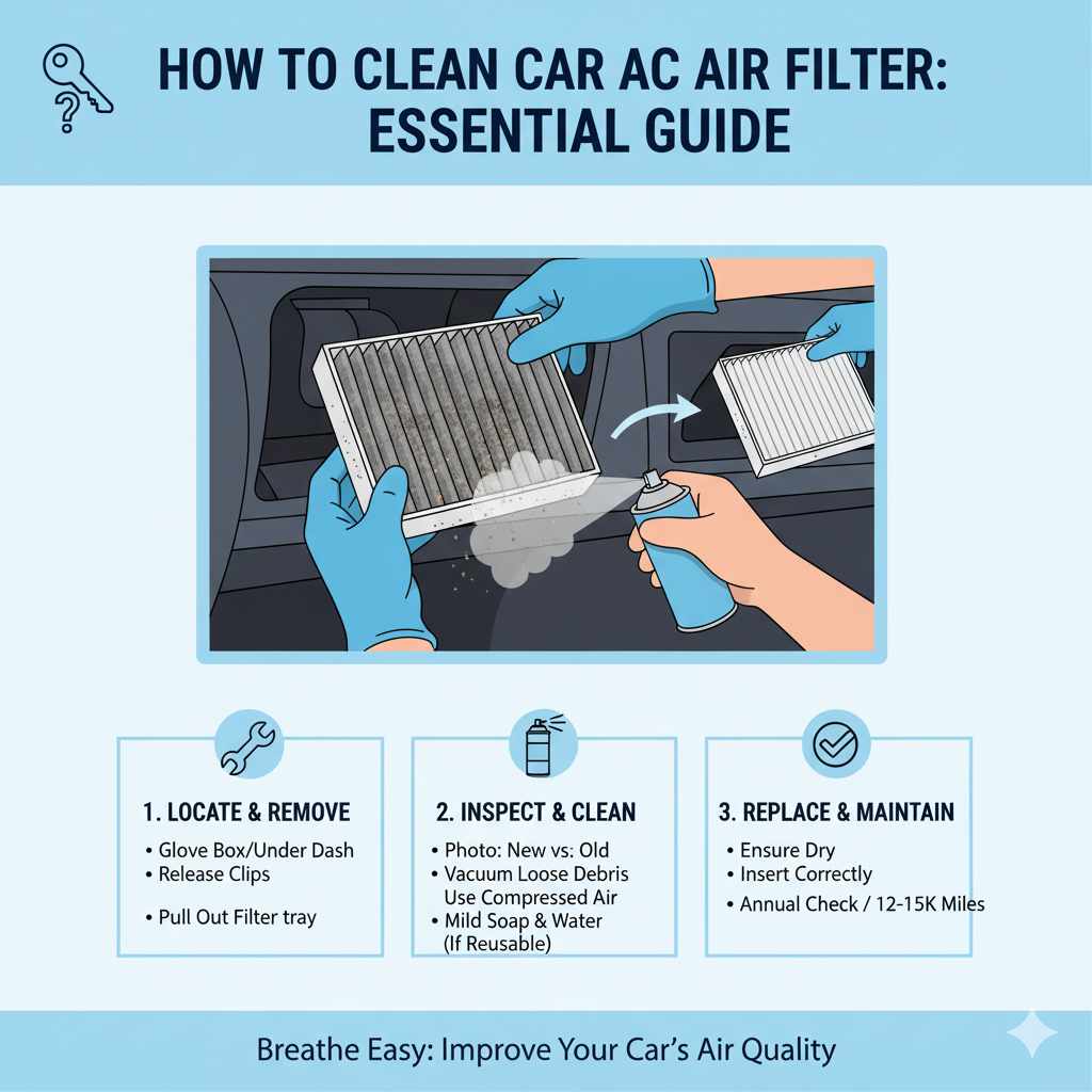 How To Clean Car AC Air Filter