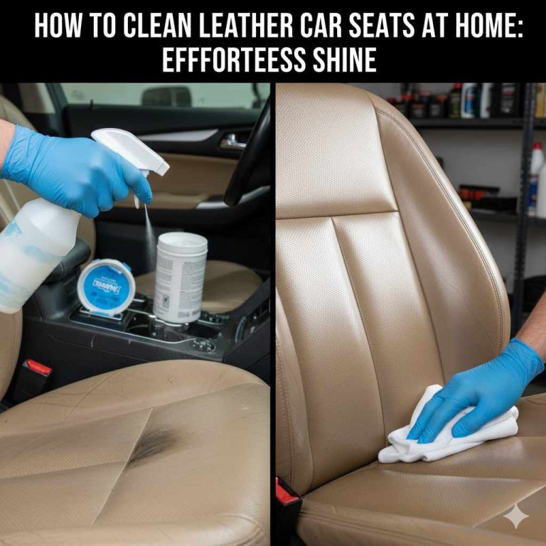 How To Clean Leather Car Seats At Home