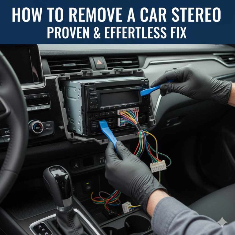 How To Remove A Car Stereo