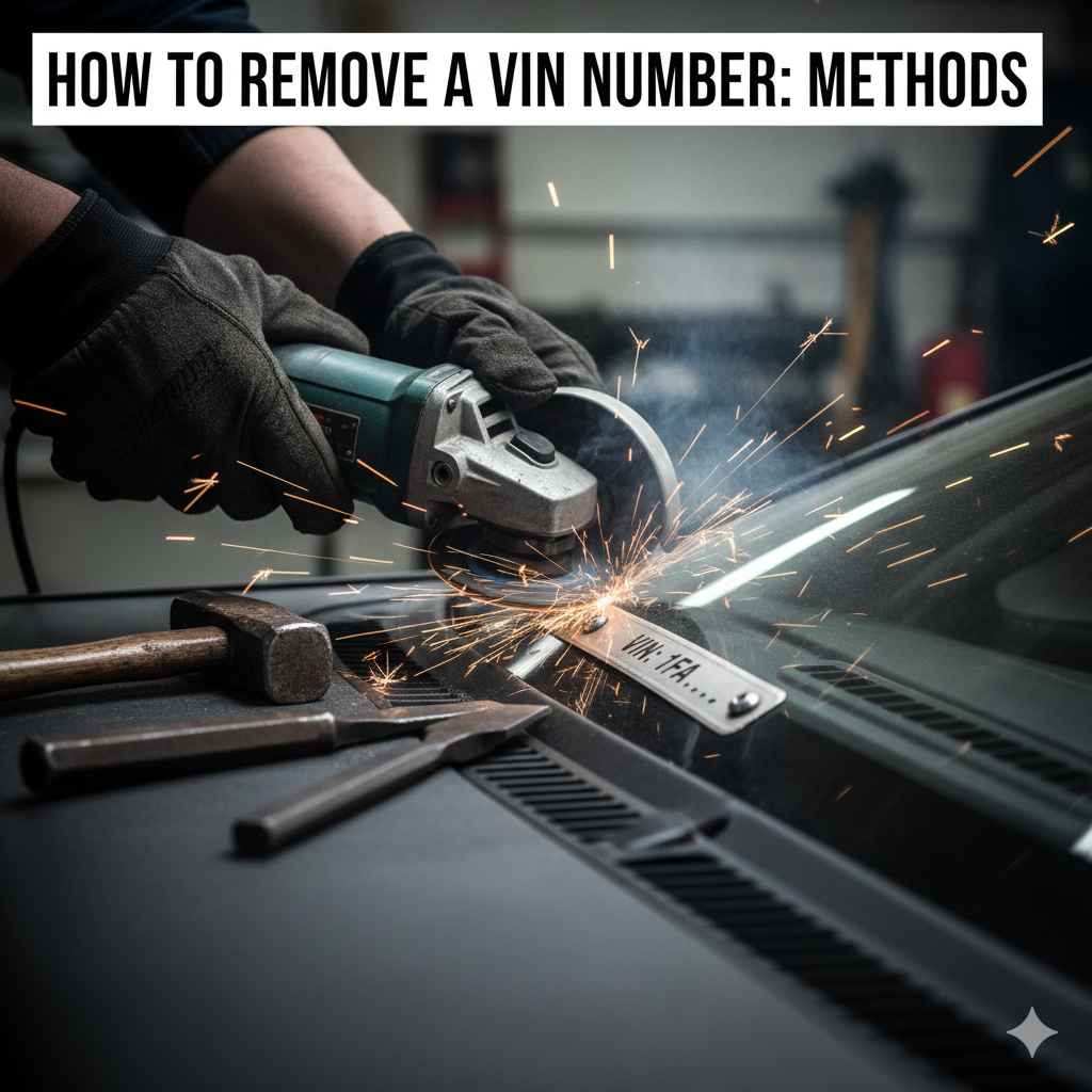 How To Remove a VIN Number