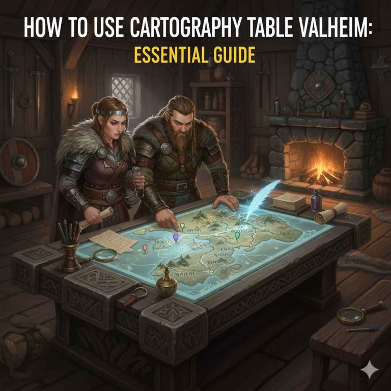 How To Use Cartography Table Valheim
