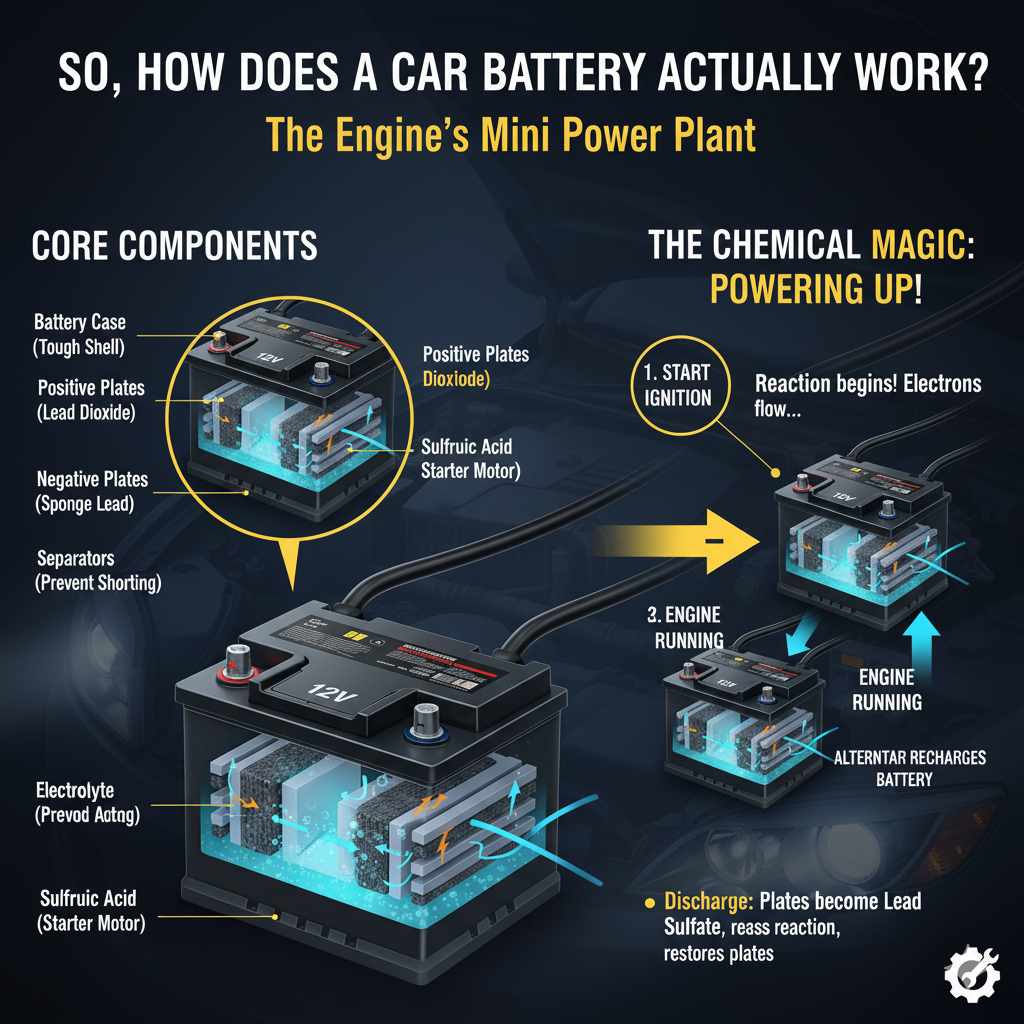 So, How Does a Car Battery Actually Work
