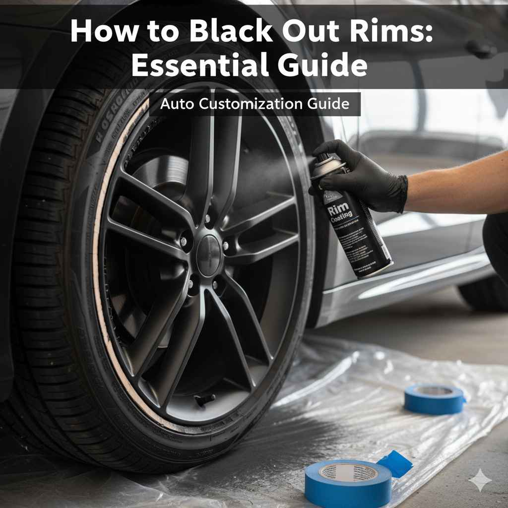 How to Black Out Rims