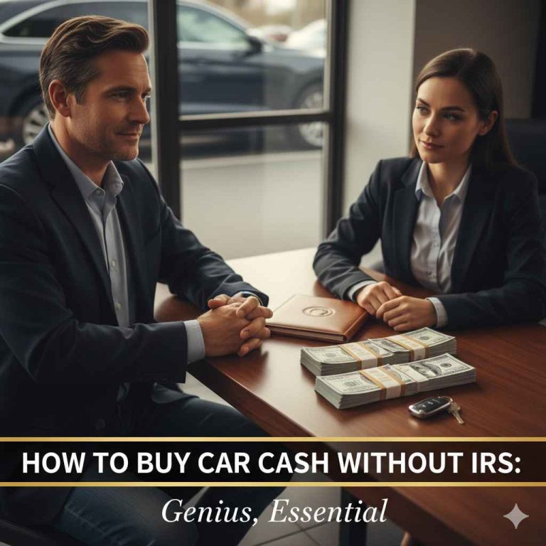 How to Buy Car Cash Without IRS
