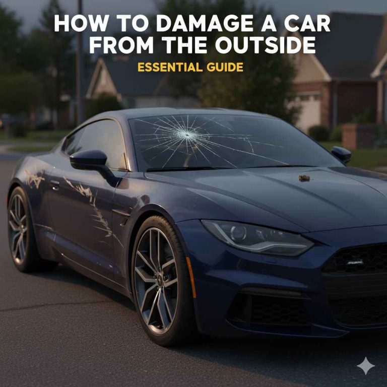 How to Damage a Car From The Outside