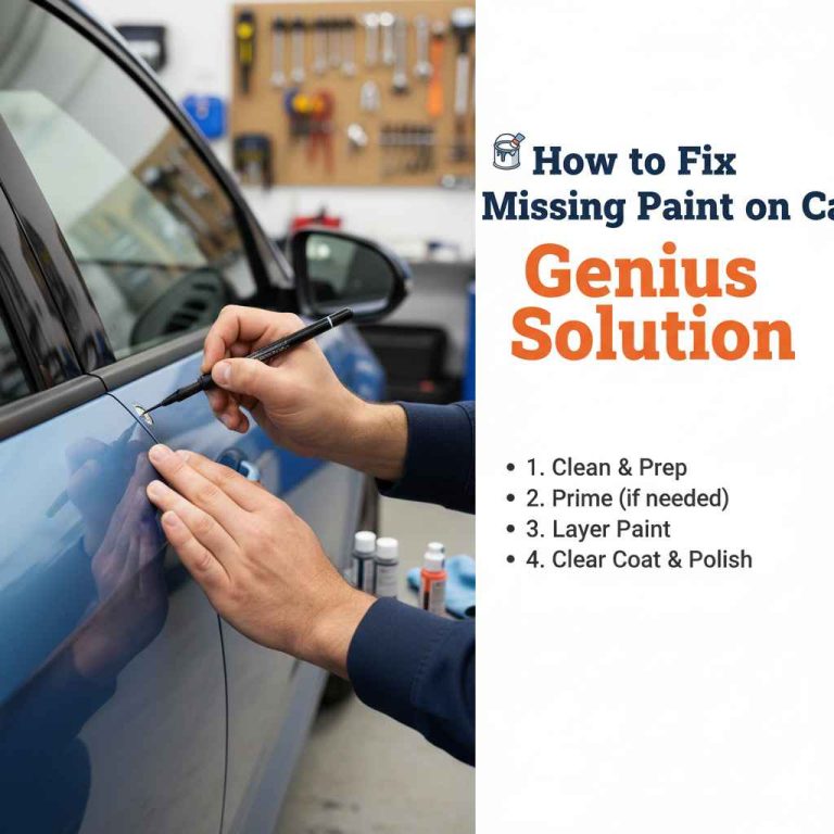 How to Fix Missing Paint on Car