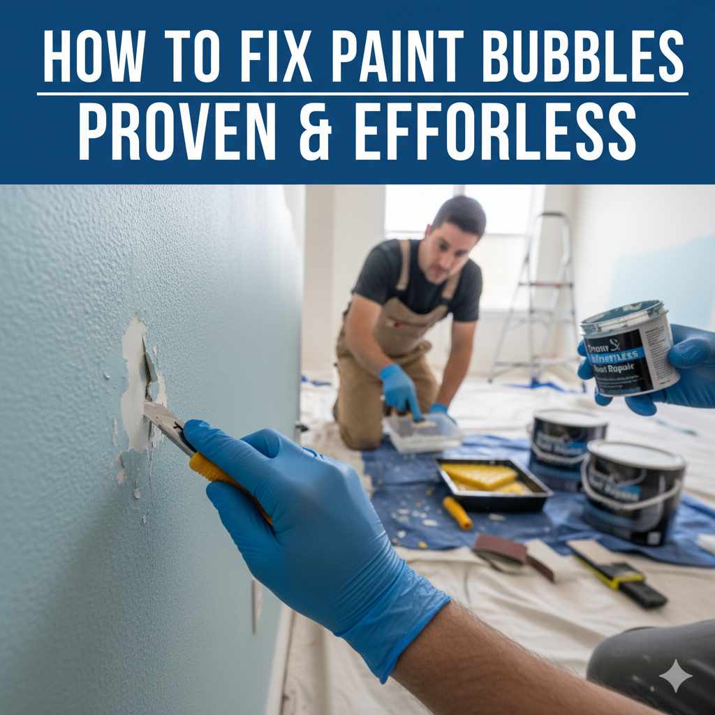 How to Fix Paint Bubbles