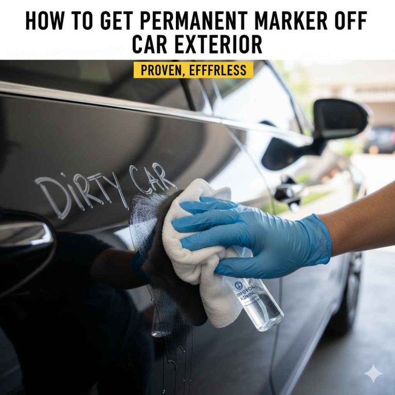 How to Get Permanent Marker Off Car Exterior