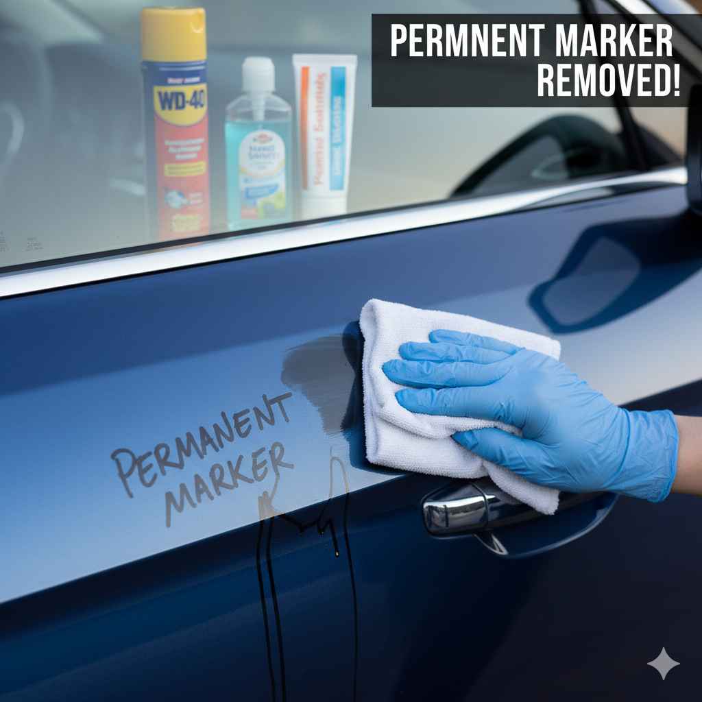 How to Get Permanent Marker Off Car Exterior