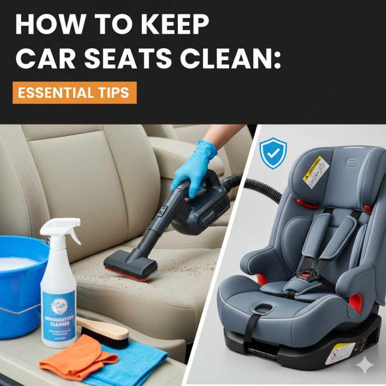 How to Keep Car Seats Clean