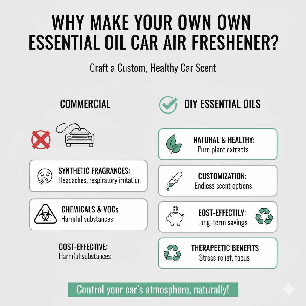 Why Make Your Own Essential Oil Car Air Freshener