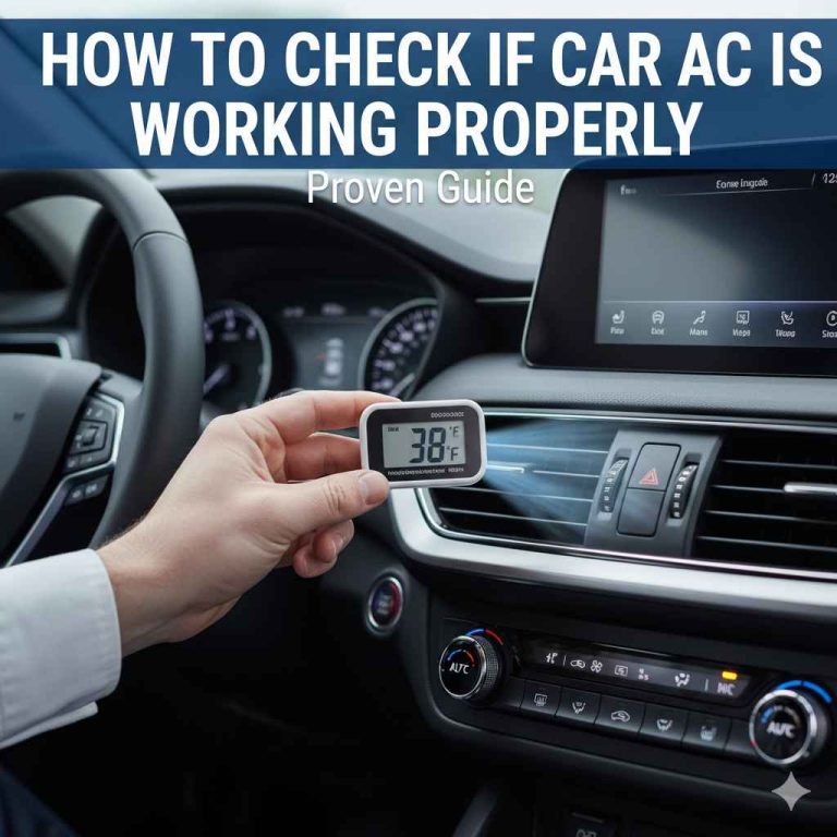 How to Check If Car AC Is Working Properly: