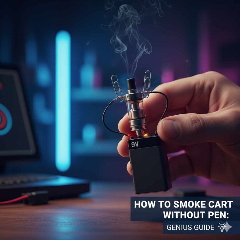 How to Smoke Cart Without Pen