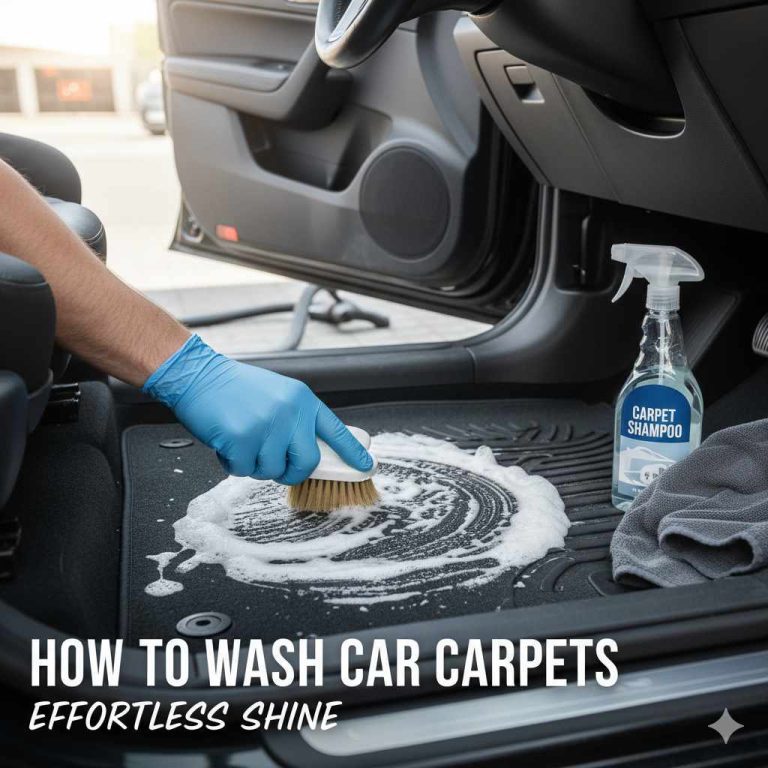 How to Wash Car Carpets