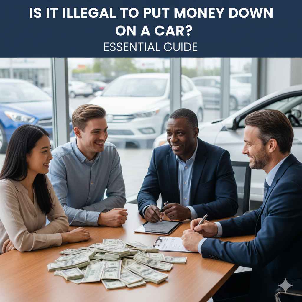 Is It Illegal To Put Money Down On A Car