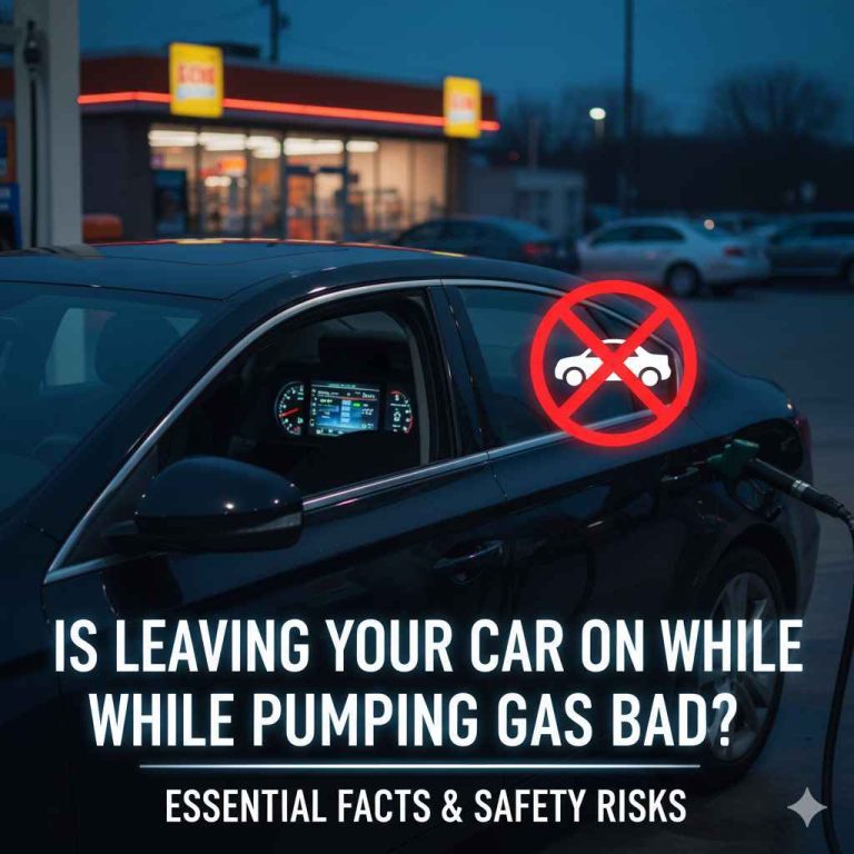 Is Leaving Your Car On While Pumping Gas Bad