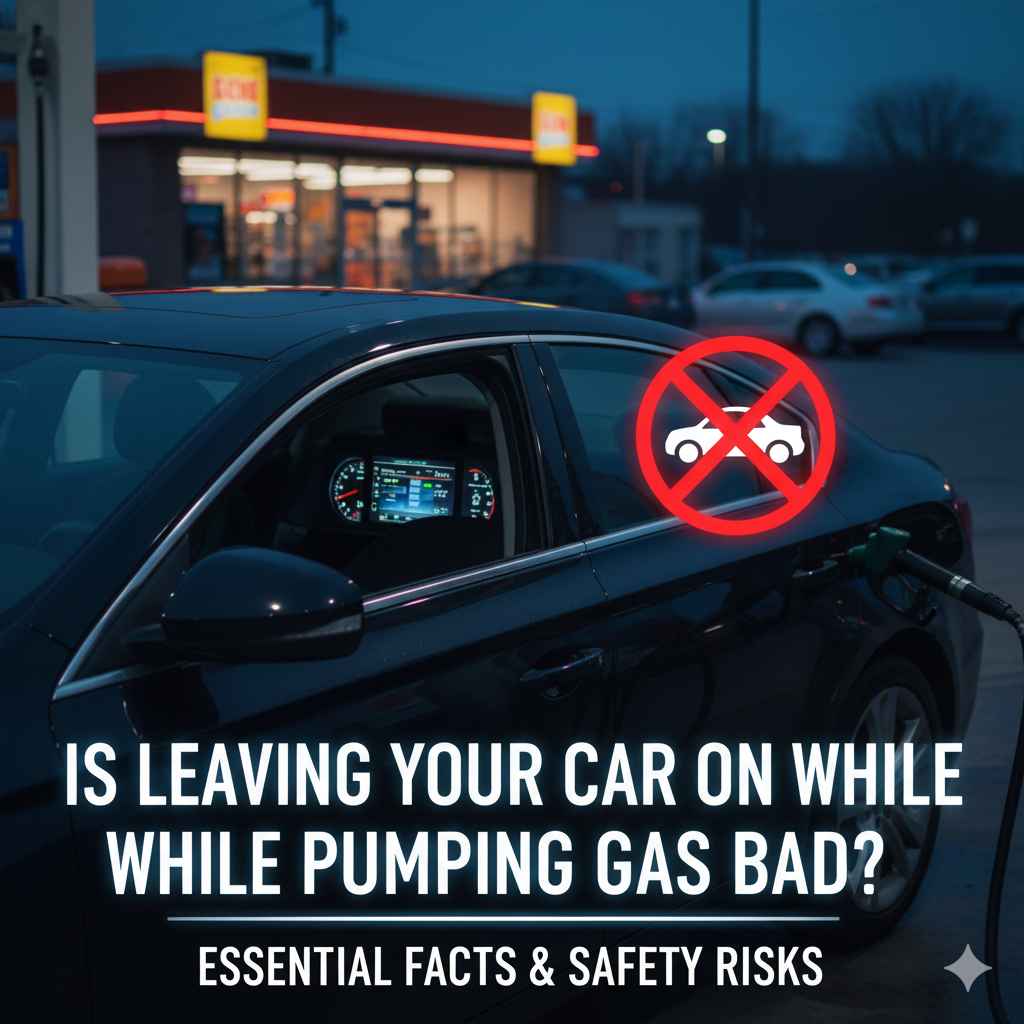Is Leaving Your Car On While Pumping Gas Bad