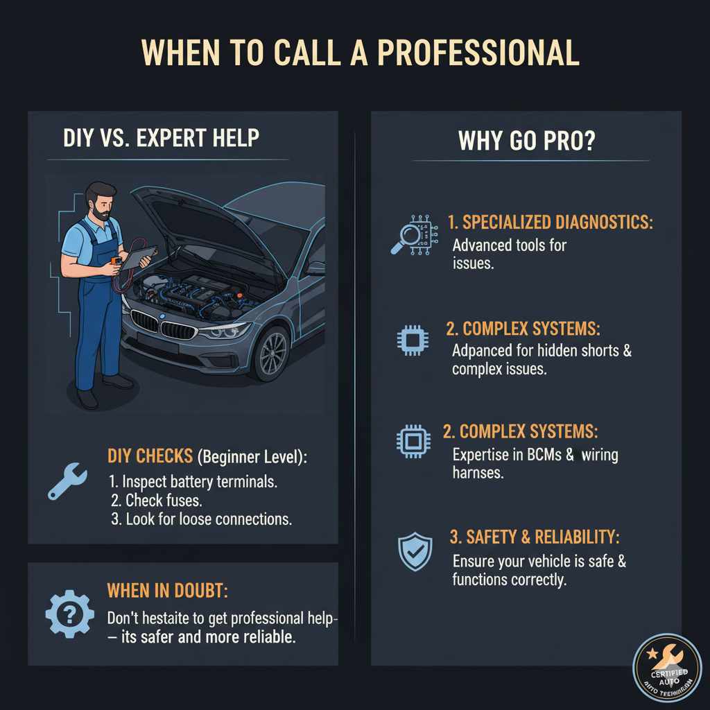 When to Call a Professional
