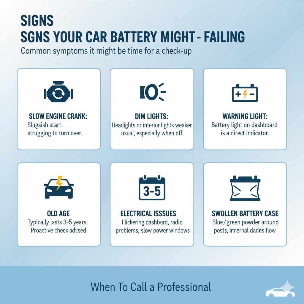 Signs Your Car Battery Might Be Failing