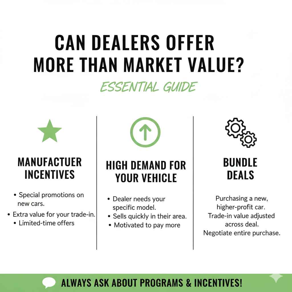 Can Dealers Offer More Than the Market Value?