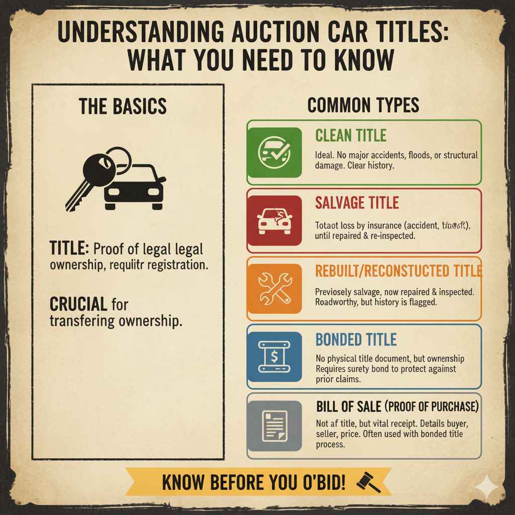 Understanding Auction Car Titles
