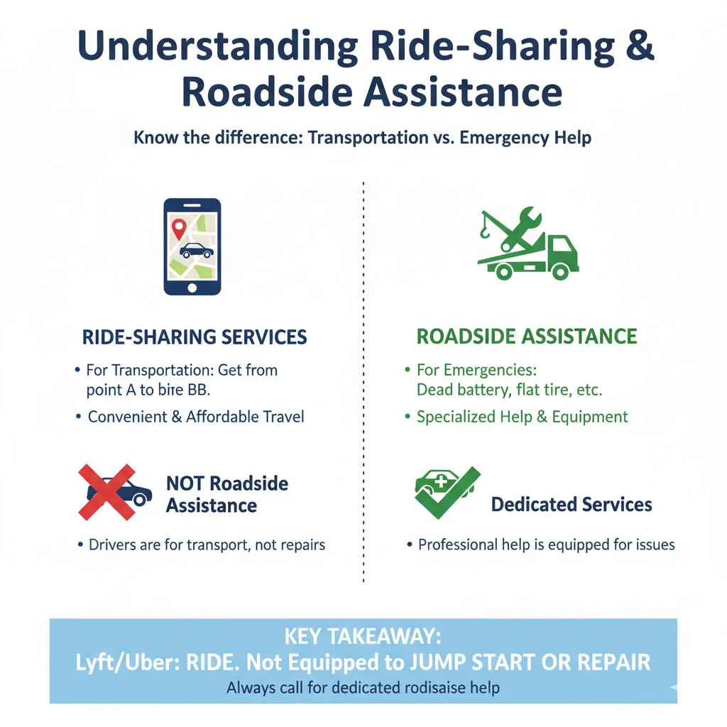 Understanding Ride-Sharing and Roadside Assistance