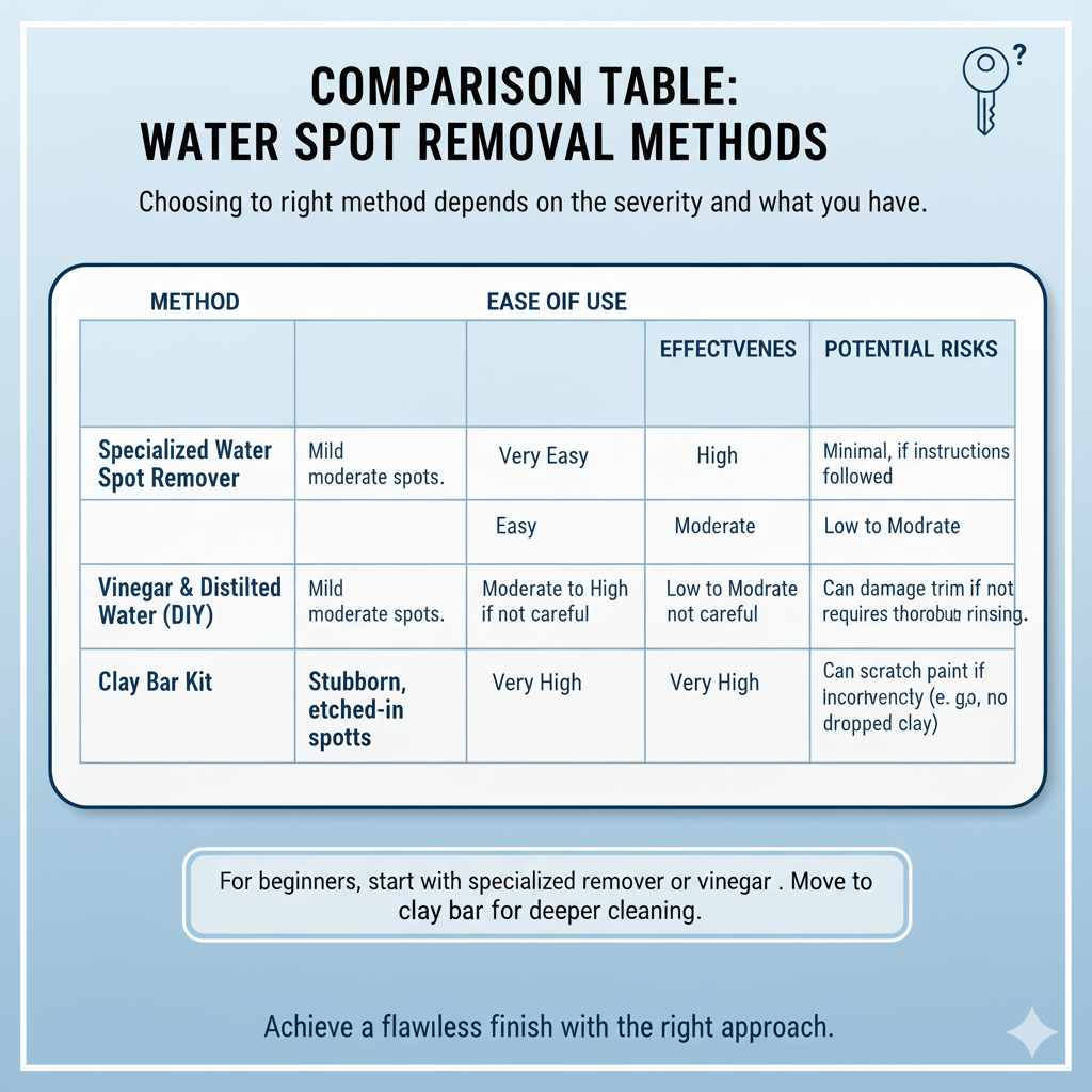 Water Spot Removal Methods