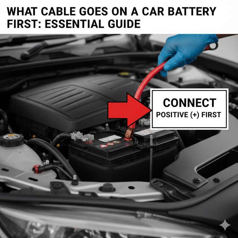 What Cable Goes on a Car Battery First