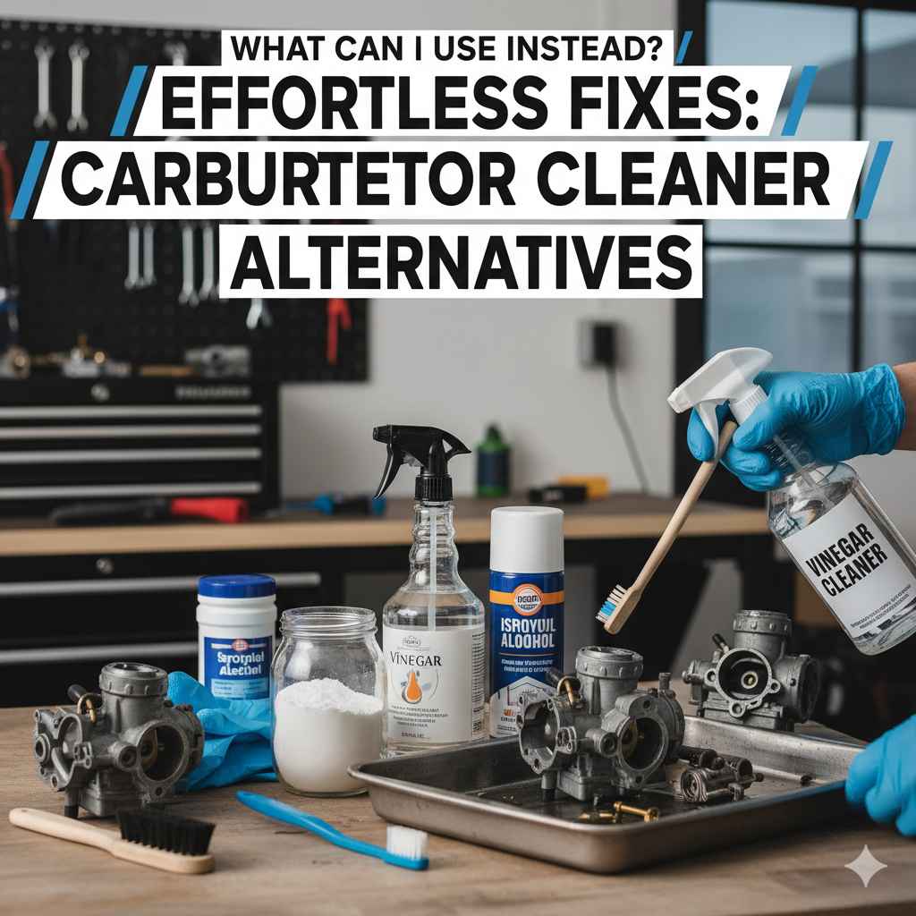 What Can I Use Instead Of Carburetor Cleaner: Effortless Fixes