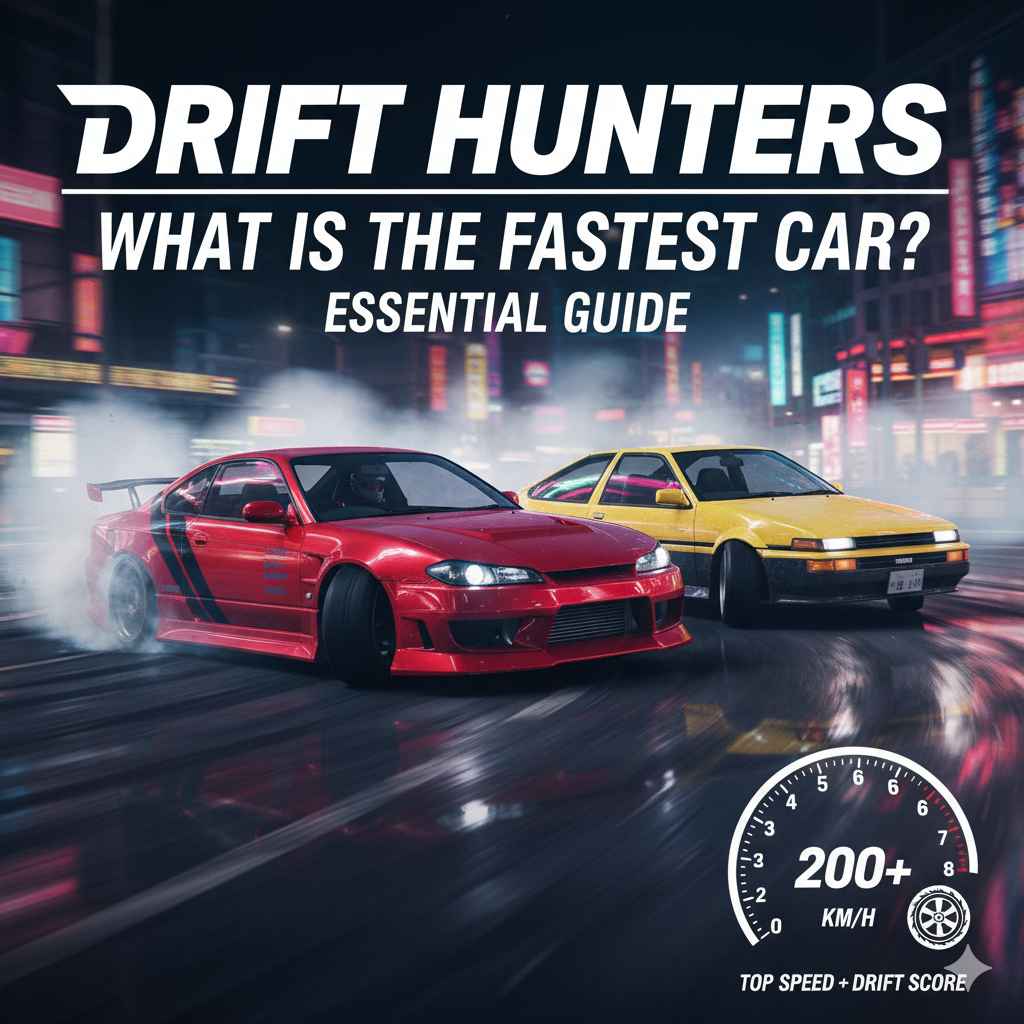 What Is The Fastest Car In Drift Hunters