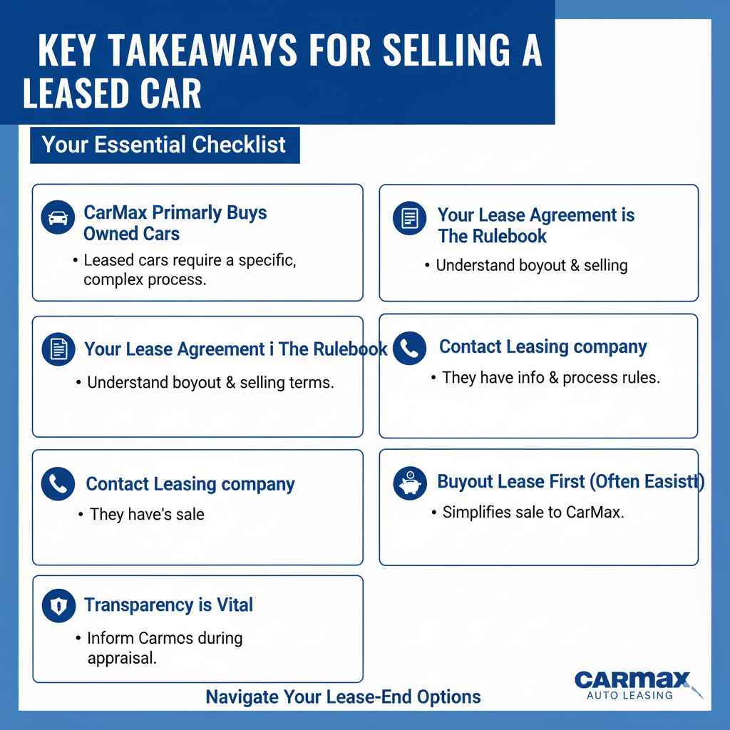 Key Takeaways for Selling a Leased Car