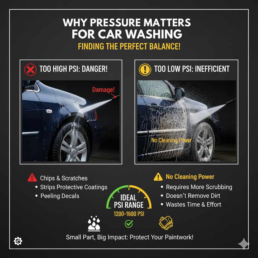 Why Pressure Matters for Car Washing