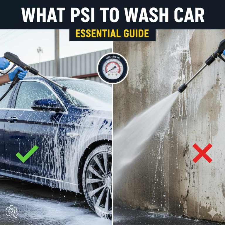 What Psi to Wash Car