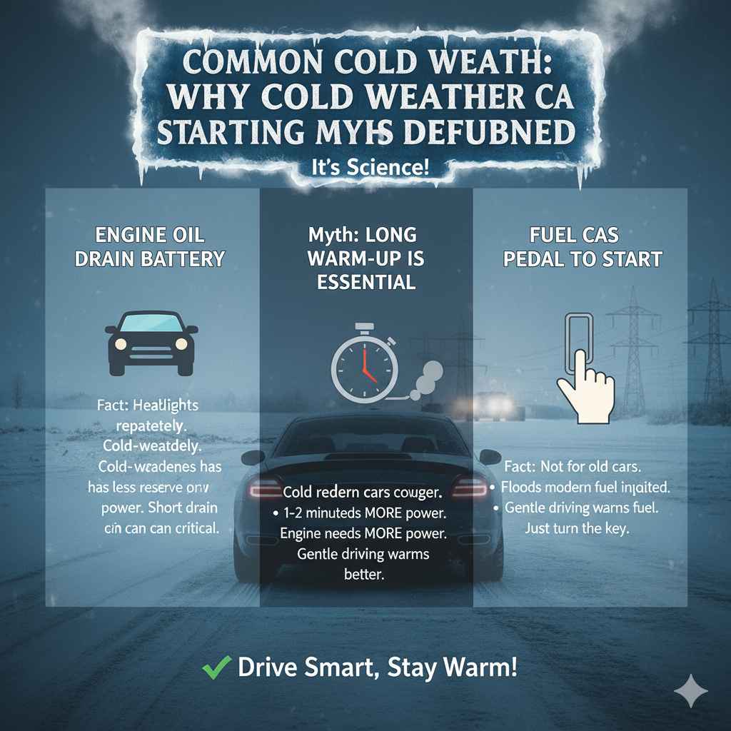Common Cold-Weather Car Starting Myths Debunked