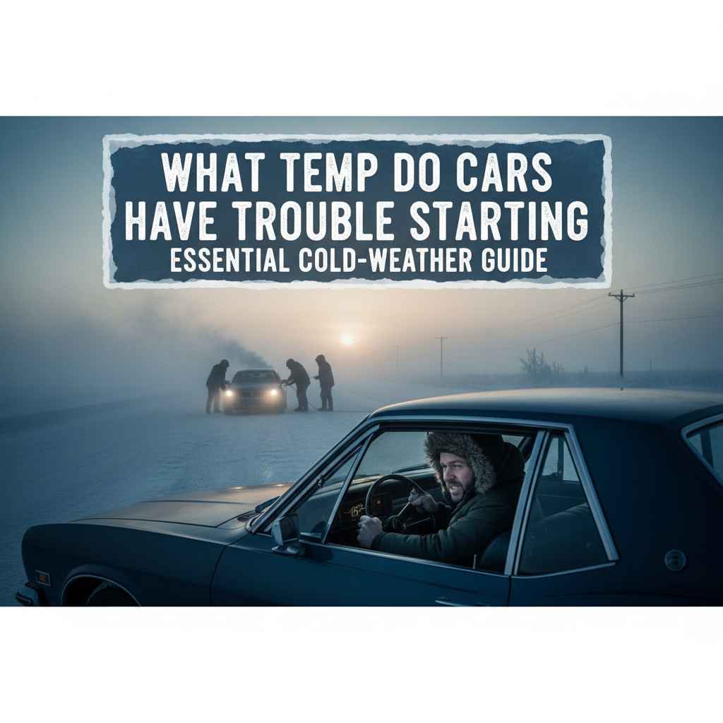What Temp Do Cars Have Trouble Starting