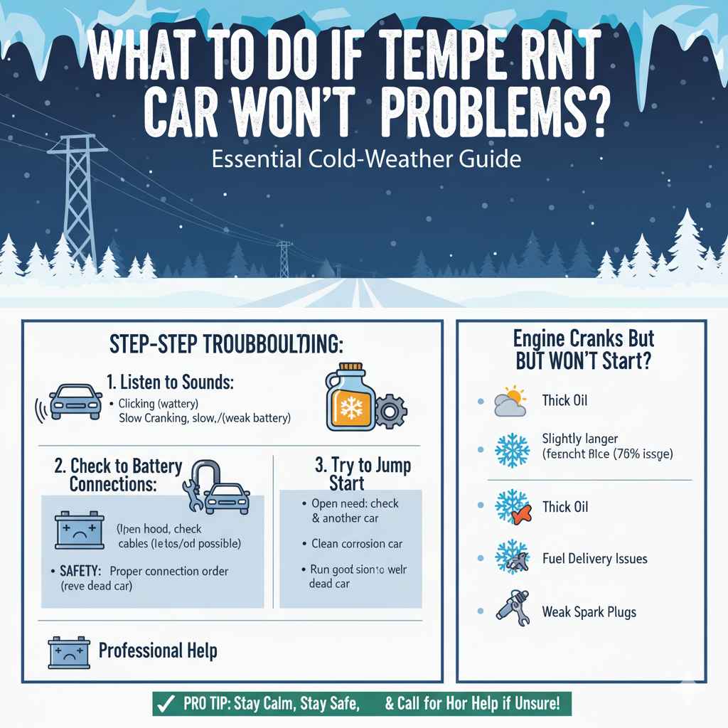 What to Do If Your Car Won't Start in the Cold