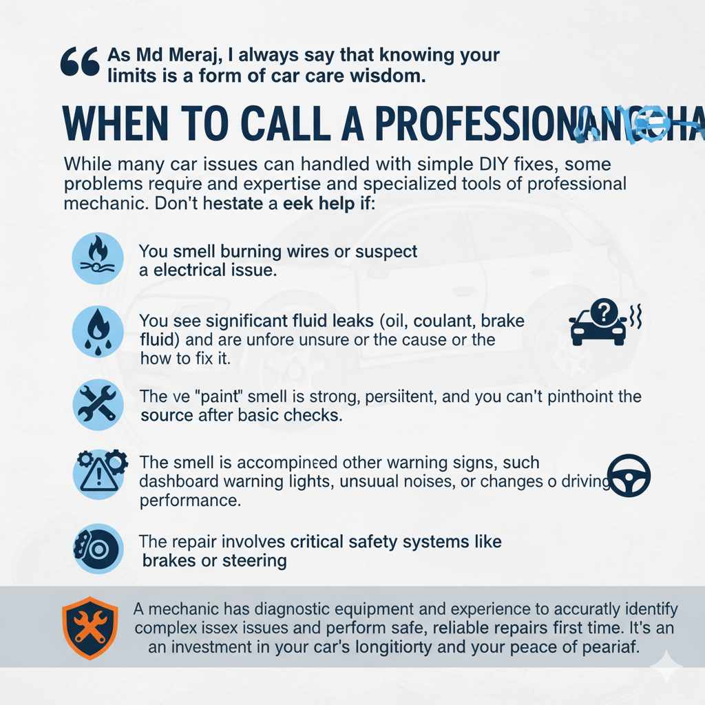 When to Call a Professional Mechanic