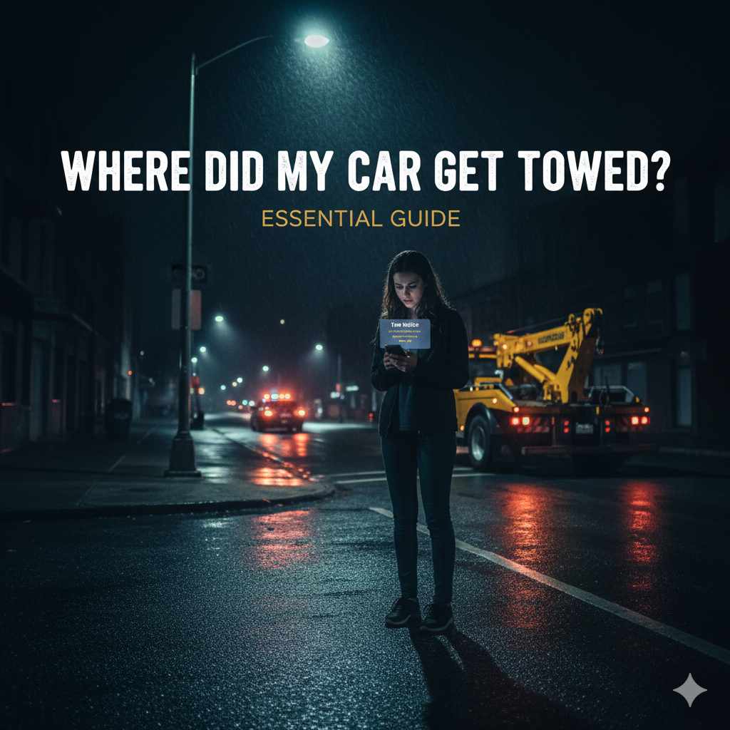 Where Did My Car Get Towed