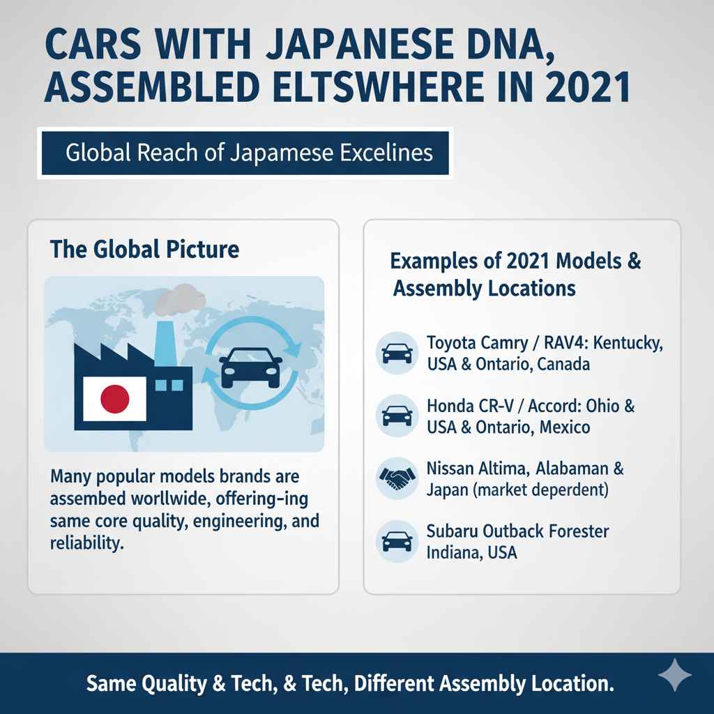 Cars with Japanese DNA, Assembled Elsewhere in 2021