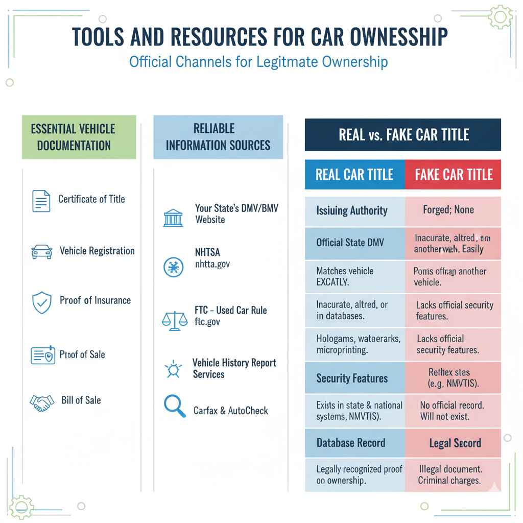 Tools and Resources for Car Ownership