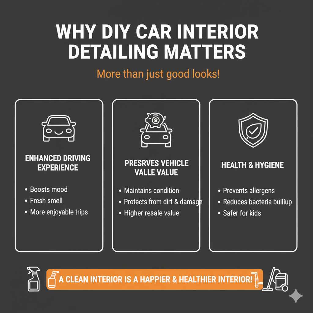 Why DIY Car Interior Detailing Matters