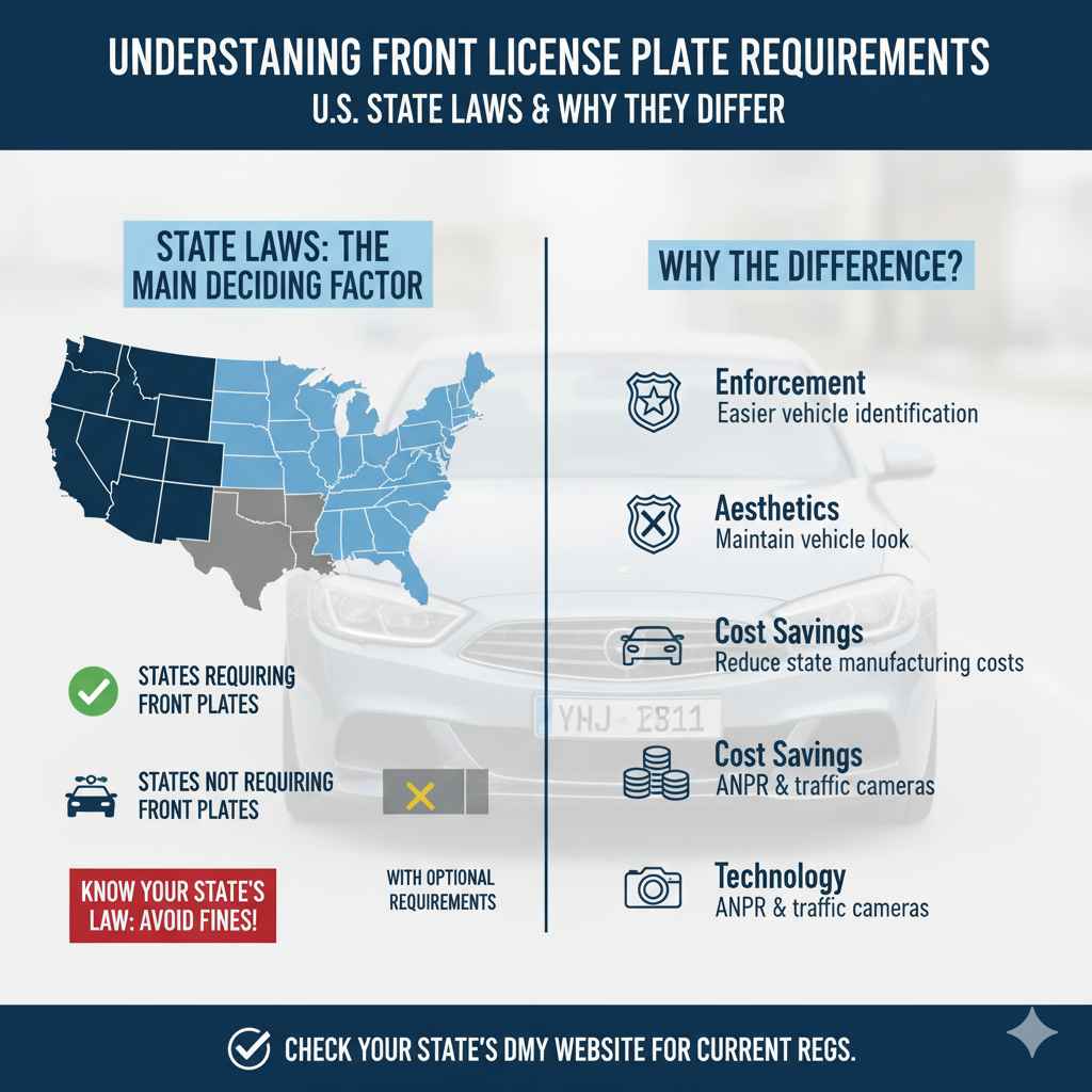 Understanding Front License Plate Requirements