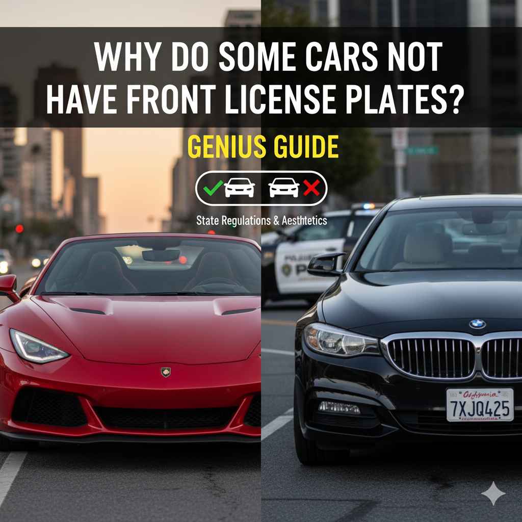 Why Do Some Cars Not Have Front License Plates