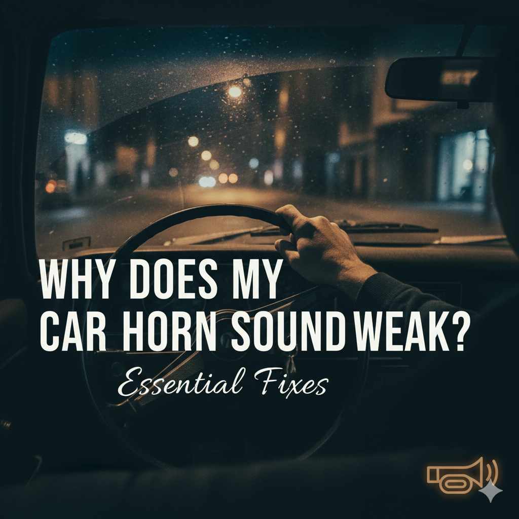 Why Does My Car Horn Sound Weak