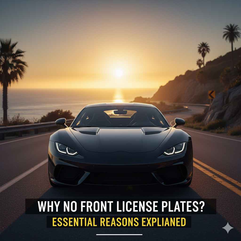 Why No Front License Plates